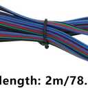 2pcs 3D Printer Stepper Motor Extension Cables XH2.54-4P Female to Male Terminal Connector Cables Compatible with Voron2.4
