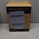 2 Pack 2.7 Gal Bathroom Trash Can with Lid, Automatic Trash Can Small Smart Garbage Can Touchless, Slim Motion Sensor Waterproof Plastic Trash Bins for Bedroom Office Kitchen Toilet (White)