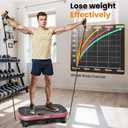 AXV Vibration Plate Fitness Platform Exercise Machine Vibrating Shaking Full Body Shaker Workout Vibrate Stand Shake Board Sport for Weight Loss Fat Burner for Gym Home Office