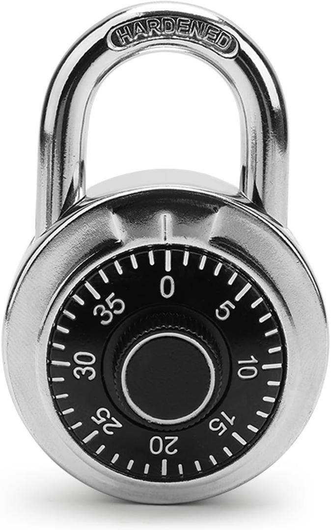 Lock 1 Packs Combination Lock Locker Lock for Gym and School Lockers Safe Combination Padlock Mini Combination Lock (1Pack)