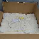 Heated Throw Blanket, Faux Fur Cozy Heating Blanket with Overheat Protection, 1/2/4/6/8 Hours Auto-Off 10 Heat Level, Machine Washable (50x60 Inches, Cream White)