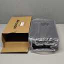 ROSYLINE Under Desk & Desktop Drawer Organizer - 2-Tier Metal Slide Out Drawers Organizer, Storage for Home Office Desk (Black)