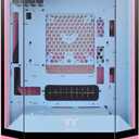 Thermaltake Tower 300 Bubble Pink Micro-ATX Case; 2x140mm CT Fan Included; Support Up to 420mm Radiator; Optional Chassis Stand Kit Allows Horizontal Display; CA-1Y4-00SAWN-00