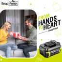 SnapFresh 20V 4.0Ah Battery(Not Works with Other Brands), Battery Support Fast Charging(BBT-DC40A)