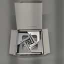 Adhesive No Drill Curtain Rod Brackets - Heavy Duty 30LB Holders for Bathroom Bedroom Kitchen, Universal Damage-Free Window Rod Hooks with Nail-Free Installation (4PC Silver)