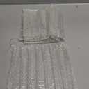 Boao Glass Icicle 3.5-7.8 Inch Twisted Glass Icicle Christmas Ornaments Hanging Decorations(Clear,54 Pcs)