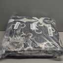 Washable Area Rug 5x8 | Non Slip Area Rug for Living Room, Bedrooms, Dining Room | Ultra-Soft Flannel Carpet Area with Rubber Backing (Black Cream, 5x8)