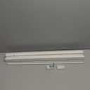 DEZ FURNISHINGS Cordless No Tools 1" Magnet Mini Blinds for Metal Doors, Room Darkening, 25" W x 72" H, White