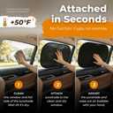 CARAMAZ Car Window Shade for Baby with Certified UV-Protection 2 Pack - 20"x12"