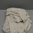 Ivory Ruffle Curtains 63 Inch Length for Bedroom Living Room Rod Pocket Light Filtering Romantic Victorian Cream Curtains for Girls Room Vintage Bohemian Chic Window Privacy Decor, 2 Panels Set, 52x63