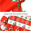 Disney family matching sweatshirt Stitch Mickey Spiderman print long sleeve winter Christmas mom dad kids loose fit red (L)