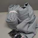 Shower Curtain Hooks Rings - 50 Pcs Rust-Resistant Metal Curtain Rings with Eyelets for Up to 1.81-inch Bathroom Shower and Curtains Rods, Bronze