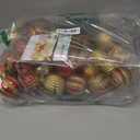 SHareconn 30ct 2.36 Inch Christmas Tree Balls Ornaments, Colored Shatterproof Plastic Decorative Baubles Decorations for Xmas Tree Decor Holiday Party Wedding Decoration (Red & Gold, 60mm)