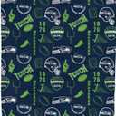 Pegasus Home Fashions Seattle Seahawks 50'' x 60'' Collage Icons Polar Fleece Blanket (One Size)