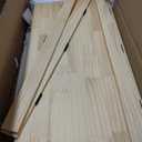 Solid Pine Wire Shelf Covers, 16" D x 31" L, Tool-Free Pantry Rack