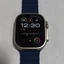Apple Watch Ultra 2 [GPS + Cellular, 49mm] - Titanium Case with Blue Ocean Band, One Size 