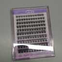 GAQQI Lash Clusters, Eyelash Clusters 120PCS C Curve Individual Lashes, Wispy Cluster Eyelash Extension 10-16mm Mixed Length, Natural Looking Cluster Lashes （GQ19,C,10-16mm)