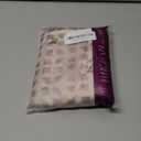 jinchan Floral Linen Tier Curtains Floral Brick Red on Beige Cafe Curtains 24 Inch Length Kitchen Living Room Bedroom Bathroom Farmhouse Rustic Country Rod Pocket 2 Panels