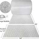 uBoxes Large Bubble 24-Inches Wide (65-Feet), Large Bubble Roll (BUBLR0240065)