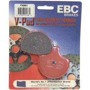 EBC Brakes FA94V Semi Sintered Disc Brake Pad, Black, One-Size