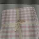 Nayoroom Gingham Duvet Cover Full Size Pink White Plaid Checkered Comforter Cover Grid Farmhouse Bedding Set 3 Pcs Soft Breathable Washed Microfiber Gifts for Women Men