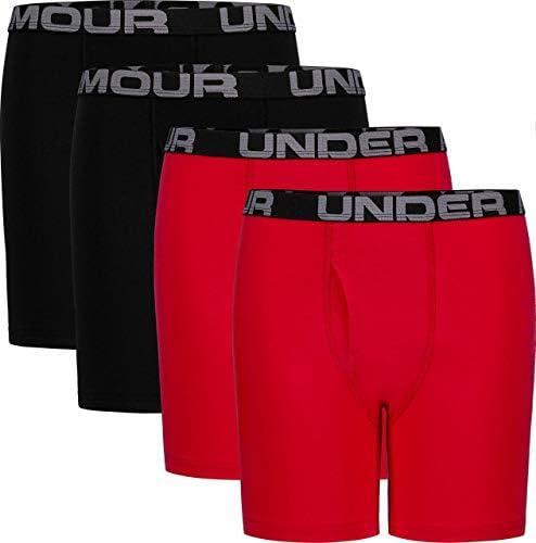 Under Armour boys Charged Stretch Boxer Jock, Lightweight & Smooth Stretch Fit Small