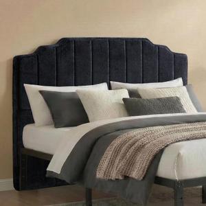 Queen Headboard, Black Upholstered Headboard for Bed, No Assembly