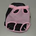 Pawaboo Adjustable Carrier Backpack for Dog Cat, Pet Front Dog Carrier Purses Cat Travel Bag, Legs Out, Easy-Fit for Traveling Hiking for Small Dogs Cats Puppies, M, Pink