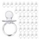 Baby Pacifier 2.5" Baby Shower Favors Decoration (Clear, 36 Count)
