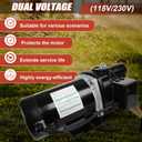 SWS50- Cast Iron Shallow Jet Well Pump - 1/2 HP 375 Gallons 0-25 FT Depth 115V 230V Dual Voltage Heavy Duty Shallow Well Pump