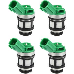 X AUTOHAUX 4pcs JS4D-2 16600-1S700 Fuel Injector Nozzle for Nissan Frontier for Pickup 2.4L for Xterra 2.4L 3.3L