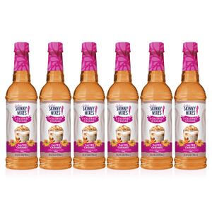 Jordan’s Skinny Mixes Sugar Free Coffee Syrup, Salted Caramel Coffee Flavoring Syrup, Zero Calorie Drink Mix, Lattes, Baking, Protein Shake or Cocktail, Dairy & Gluten Free, Kosher, 25.4 Fl Oz, 6 Pack (EXP 03/09/28)