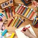 30 Pcs Operation Christmas Pens Inspirational Rainbow Ballpoint Pens with Motivational Words Rainbow Party Favors Classroom Rewards Gifts from Teachers