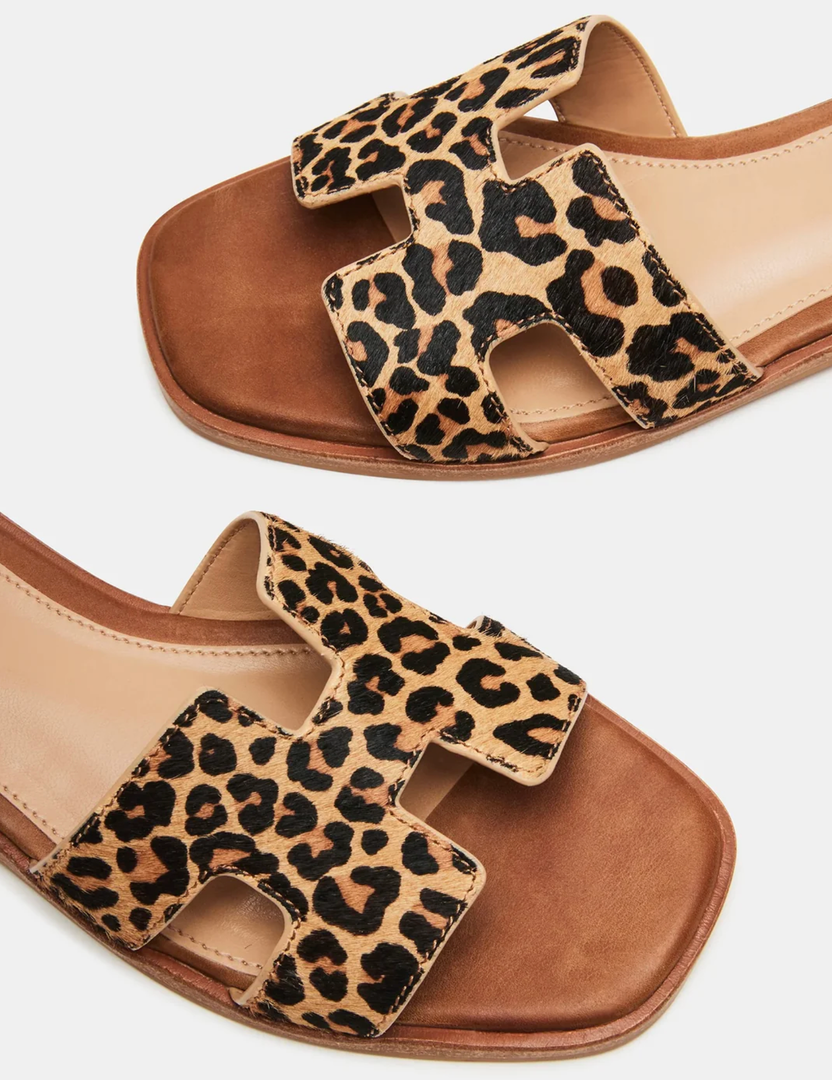 Soda Women's Sandals Leopard Print Size 9.5