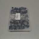 2 x Ufmarine 120 Pcs Mini Binder Clips, Small Binder Clips Black, 15mm Paper Clips for Office