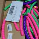 Syhood 20 Pcs Toy Color Plastic Detachable Adjustable Hoop Lightweight Exercise Fitness Hoop Equipment Toy Waist Ring for Adult Party Game Dance, 3 Sizes