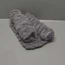 DEELAND Pack of 2,Double-Sided Faux Fur Plush Decorative Throw Pillow Covers Fuzzy Striped Soft Pillowcase Cushion Covers for Sofa Couch Bedroom (Dark Grey)