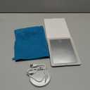 Travel Makeup Mirror with Lights, Rechargeable Portable Folding Compact Mirror Set with Tweezer, Lighted Makeup Mirrors with 72 LED 3 Color Light Modes, Dimmable Touch Screen LED Mirrors (White)