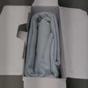 TEXAS LINEN CO. 100% Organic Cotton Sheets Full Size - 4 PC Organic Cotton Full Size Percale Weave Sheet Set, Soft, Cooling, Crisp & Breathable, 16" Deep Pocket Hotel Quality Bedding Set - Light Blue