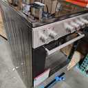 Hamilton Beach 20 Electric Range and Oven with VitroCeramic Cooktop, Heavy-Duty Knobs, Inox Stainless Steel