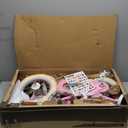 JOYSTAR Girls Bike for 2-12 Years Old Toddlers and Kids, 12" Retro Style Kids Bike with Training Wheels, 18 20 Inch Children Bicycle with Kickstand (Light Pink)