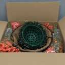 Hananona 24 Pcs Artficial Outdoor Flowers with Hanging Baskets, Orange Fall mums 2 Pack Hanging Planter with Outdoor Fall Flowers for Autumn Porch Garden and Home Patio Yard Decor (2, Orange)