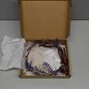 MOSTORY Woodland Flower Elf Crown - Forest Fairy Headpiece Moon Floral Headband Fairy Leaf Tiara for Renaissance Outfit Halloween Renfaire Costume Cosplay Blue