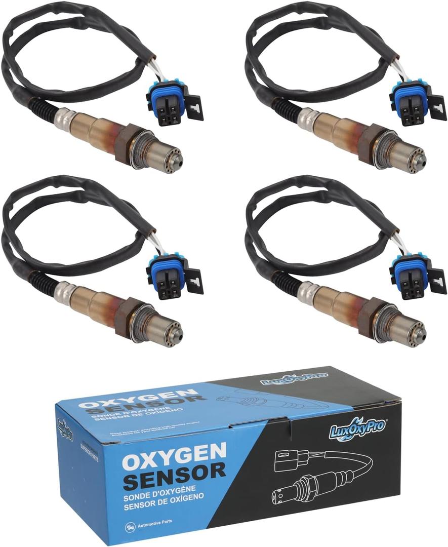 Oxygen O2 Sensor Upstream and Downstream for Chevy Caprice Colorado Impala Traverse 3.6L 12-20, for GMC Canyon Acadia 12-16, for Cadillac XTS 2013-2019, for Buick Enclave, Replace 250-24773 4Pcs