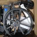 Medline Premium UltraLightweight Wheelchair with Full Length Flip Back Arms and Elevating Leg Rests for Eldery and Disabled, 18" Seat