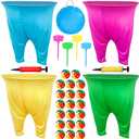 Granny Pants Yard Game, Granny Pants Party Game with Oversized Pants Bouncy Balls Ground Stakes Storage Bag and Air Pumps, Outdoor Tossing Games for Adults Family Carnival Party Reunion Gathering