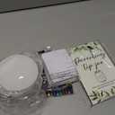 Spakon 114 Pcs Baby Shower to Baby Advice Cards for New Parents to Be Parenting Tip Jar Sign for New Parents 100 Parenting Advice Cards 12 Ink Pens 1 Wooden Sign 1 Bottle for Guests(Greenery)