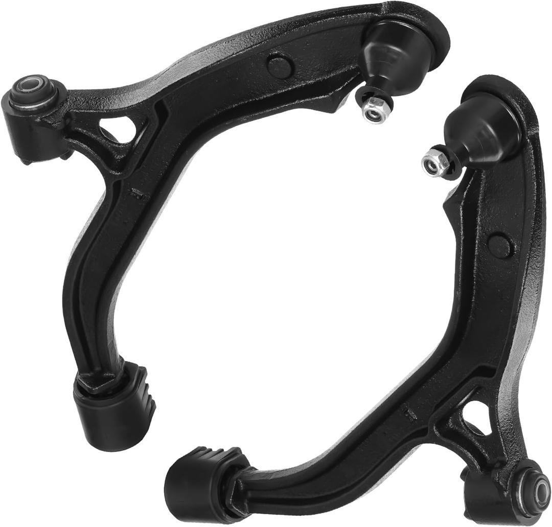 Front Lower Control Arms with Ball Joints Left Right Side Replacement for 2001 2002 2003 2004 2005 2006 2007 Chrysler Town & Country Dodge Grand Caravan Voyager - 2 pcs Set