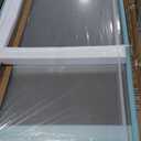 Frameless Shower Door, 5660" W x 76" H, Double Sliding Glass Door for Walk-in Shower Enclosure, Brushed Nickel Stainless Steel Components, 5/16" (8mm) Tempered Glass with Towel Bar