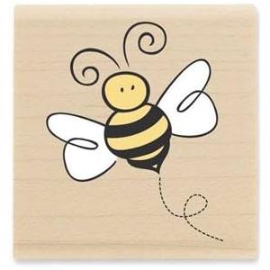 Little Bumblebee Rubber Stamp
